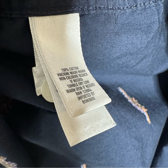 Bonobos Men’s Navy Dinosaur Print Button Up Shirt Size XXL - Picture 8 of 9